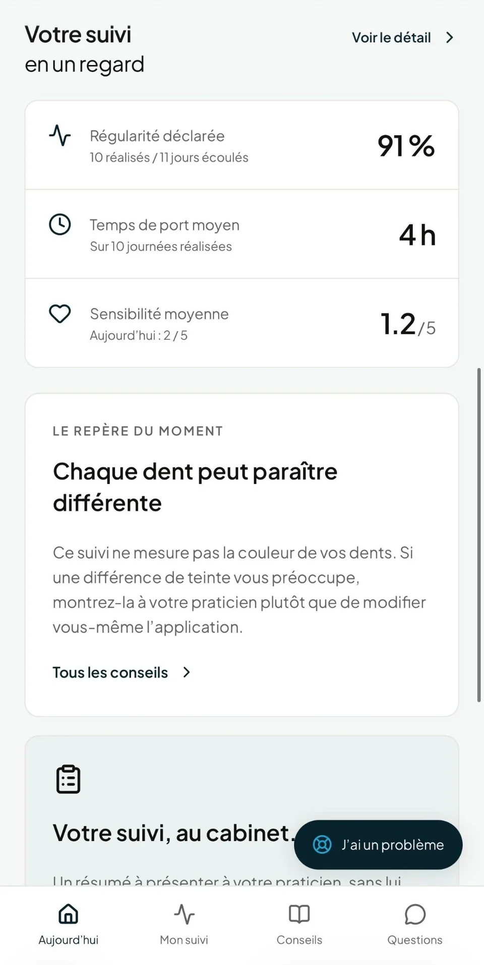 Suivi partagé avec le cabinet