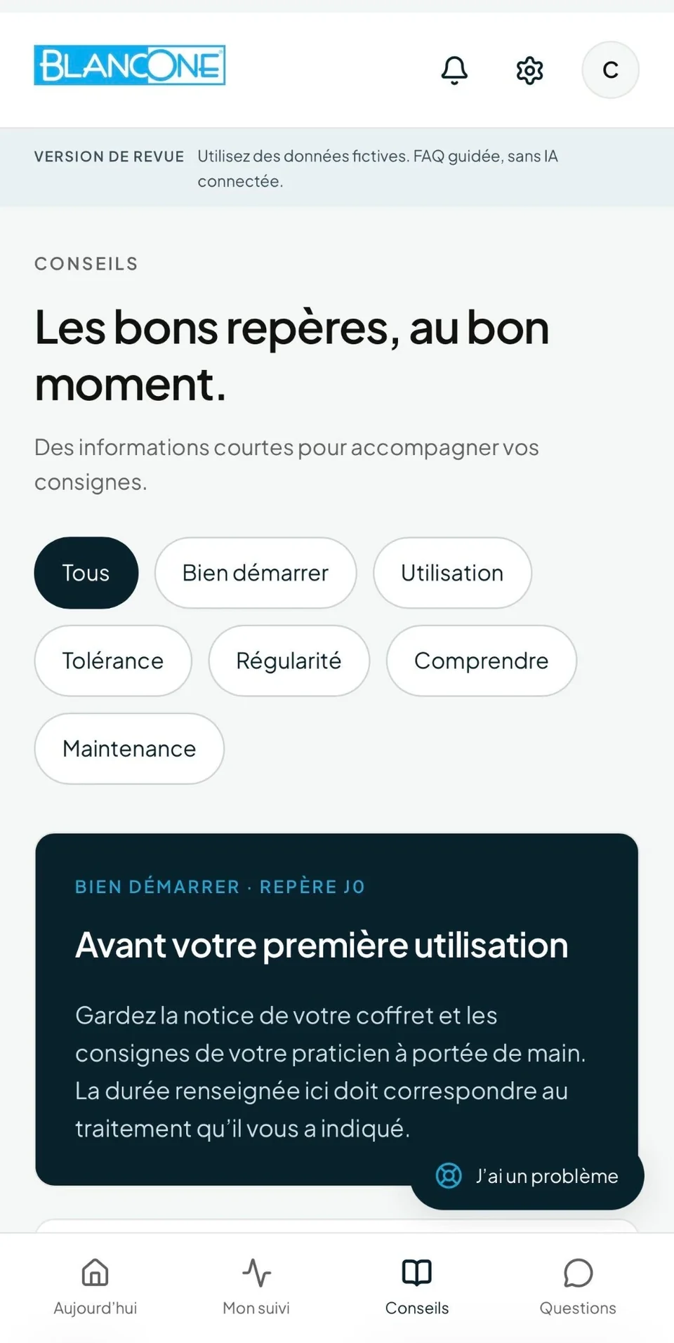Conseils pratiques Whitening Assist